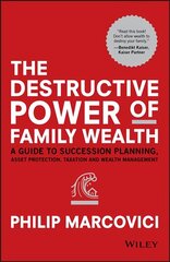 Destructive Power of Family Wealth - A Guide to Succession Planning, Asset Protection, Taxation and Wealth Management: A Guide to Succession Planning, Asset Protection, Taxation and Wealth Management hind ja info | Eneseabiraamatud | kaup24.ee