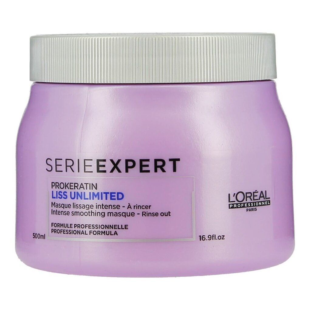 Sära andev juuksemask L'Oreal Professionnel Liss Unlimited Expert 500 ml hind ja info | Maskid, õlid, seerumid | kaup24.ee