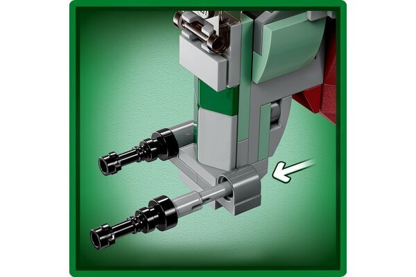 75344 LEGO® Star Wars Boba Fett tähelaeva mikrovõitleja hind ja info | Klotsid ja konstruktorid | kaup24.ee