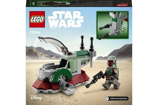 75344 LEGO® Star Wars Boba Fett tähelaeva mikrovõitleja цена и информация | Klotsid ja konstruktorid | kaup24.ee
