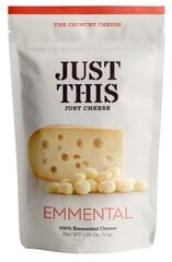 Сырная закуска Just This Emmental, 50 г цена и информация | Закуски, чипсы | kaup24.ee