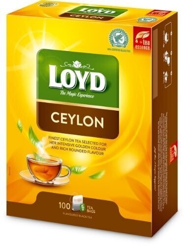 Tseiloni aromaatne must tee Loyd, 100 x 2 g цена и информация | Tee | kaup24.ee