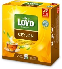 Aromaatne must tee Loyd Ceylon, 75x2 g hind ja info | Tee | kaup24.ee