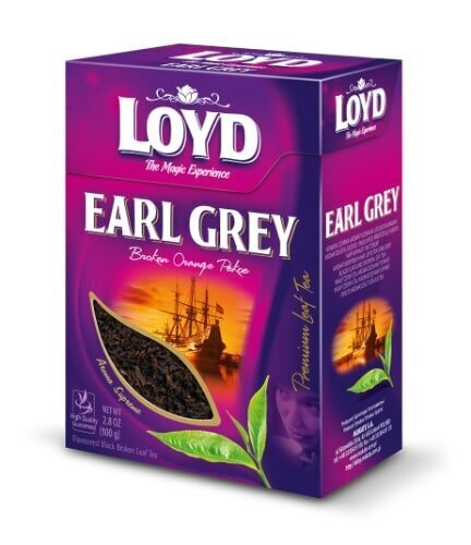 Lahtine must tee Loyd Earl Grey, 100g цена и информация | Tee | kaup24.ee