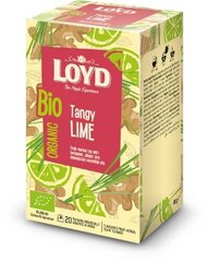 Органический травяной чай Loyd Tangy Lime, 20 x 2 г цена и информация | Чай | kaup24.ee