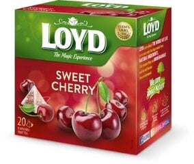 Фруктовый чай Loyd со вкусом вишни, 20 х 2г цена и информация | Чай | kaup24.ee