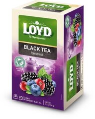 Loyd ароматизированный черный чай, со вкусом лесных ягод, 20 x 1,7 г цена и информация | Чай | kaup24.ee