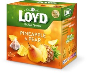 Puuviljatee Loyd ananassi ja pirniga maitsega, 20 х 2 g hind ja info | Tee | kaup24.ee