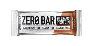 Батончик протеиновый BioTech Zero Bar с шоколадом, 50 г цена и информация | Батончики | kaup24.ee