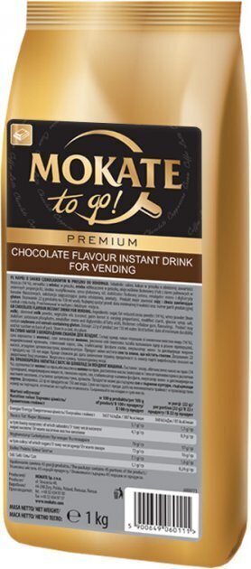 Šokolaadijook Premium Mokate To Go müügiautomaatidesse, 1 kg hind ja info | Kohv, kakao | kaup24.ee