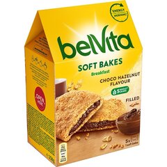 Pehmed küpsised šokolaadi ja sarapuupähkli täidisega, Belvita 250g hind ja info | Maiustused | kaup24.ee