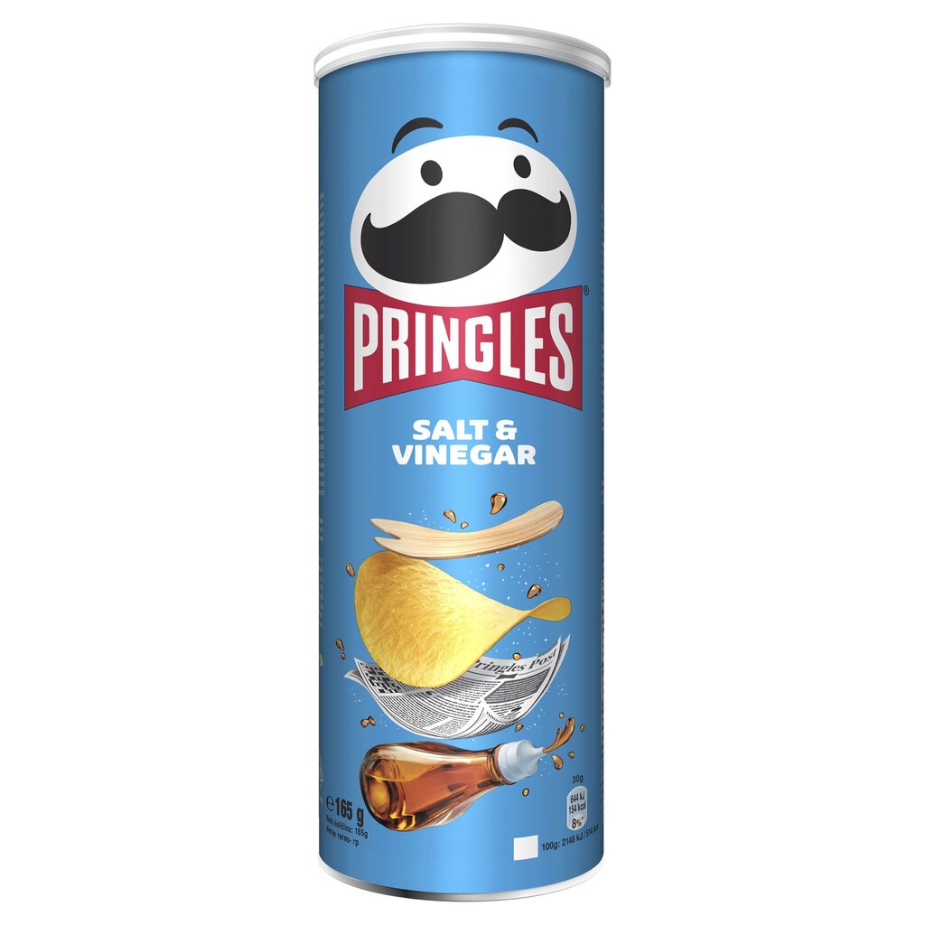 Krõpsud Pringles salt and vinegar flavor, 165 g hind ja info | Suupisted, krõpsud | kaup24.ee