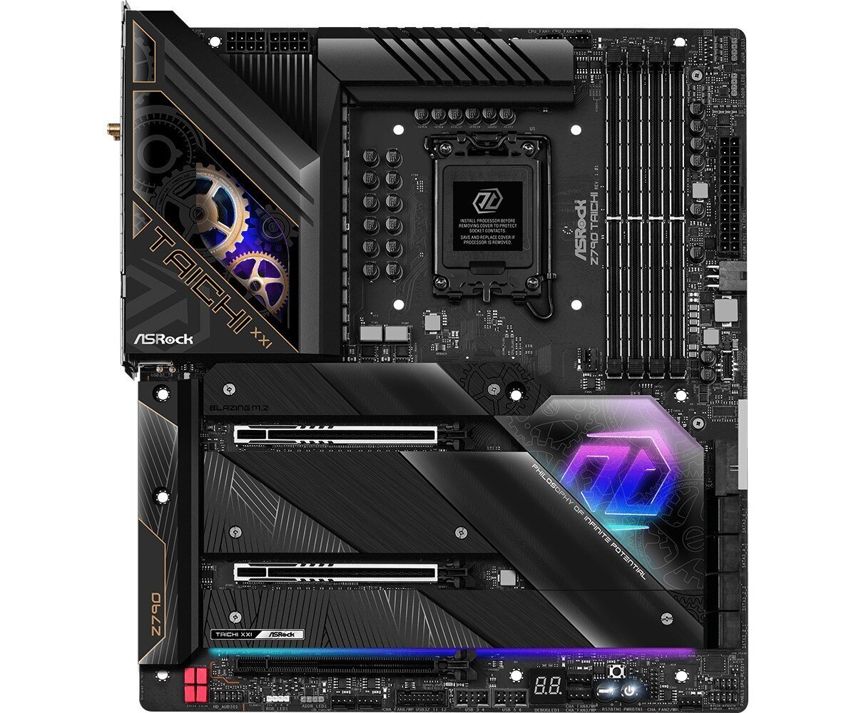 ASRock Z790 Taichi, E-ATX, LGA1700, DDR5, WiFi hind ja info | Emaplaadid | kaup24.ee