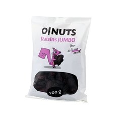 Rosinad Jumbo O!Nuts, 200 g hind ja info | Suupisted, krõpsud | kaup24.ee