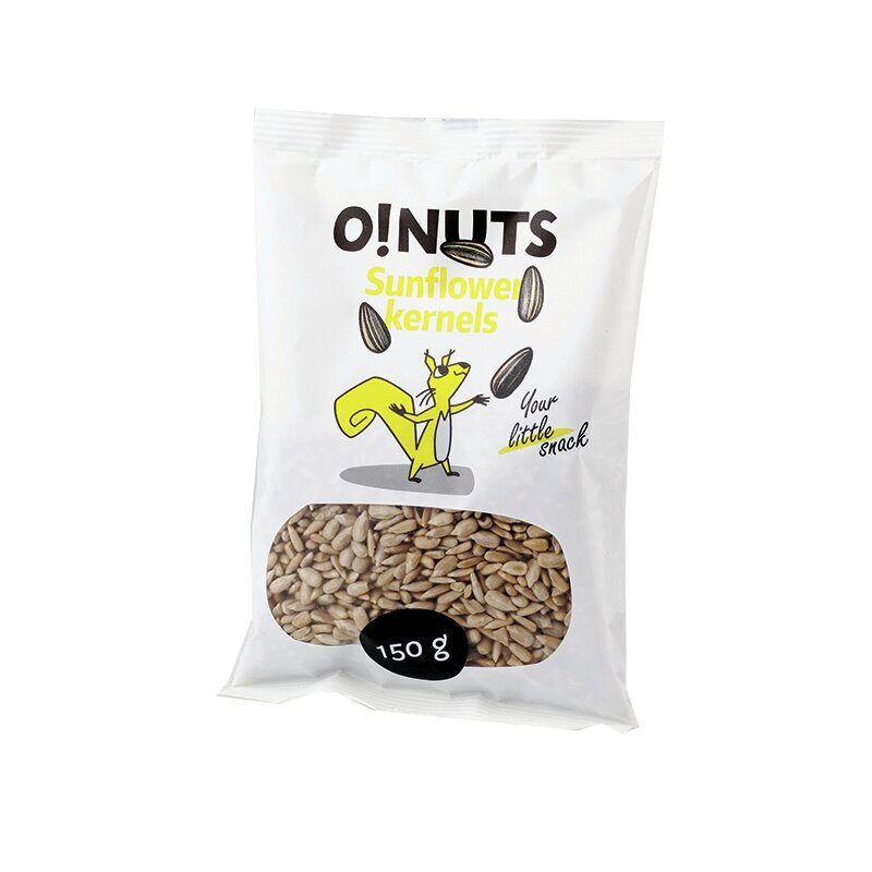Kooritud seemned O!Nuts, 150 g hind ja info | Suupisted, krõpsud | kaup24.ee