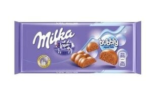 Šokolaad Mika Bubbly Alpine Milk, 90 g hind ja info | Maiustused | kaup24.ee