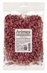 Kuivatatud jõhvikad Arimex, 500g hind ja info | Pähklid, seemned, kuivatatud puuviljad | kaup24.ee