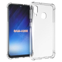 TakeMe Anti-Shock Extra Protection 0,5 mm tagakaane ümbris Samsung Galaxy A20E (A202F) läbipaistev цена и информация | Чехлы для телефонов | kaup24.ee