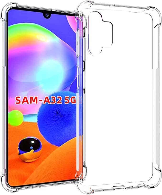 TakeMe Anti-Shock Extra Protection 0,5mm tagakaane ümbris Samsung Galaxy A32 5G (A326B) Läbipaistev цена и информация | Telefoni kaaned, ümbrised | kaup24.ee