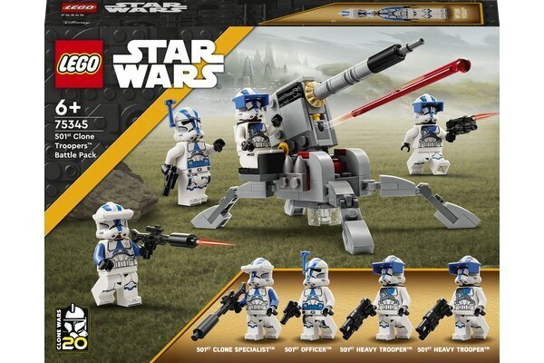 275345 LEGO® Star Wars 501. salga klooniväelaste™ lahingukomplekt hind ja info | Klotsid ja konstruktorid | kaup24.ee