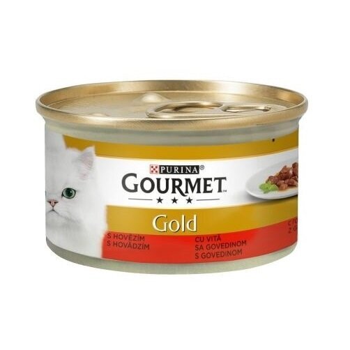 Gourmet Gold tükid kastmes veiseliha, kana. ja maks, lõhe ja kana, kalkun. ja part, 24x85g цена и информация | Konservid kassidele | kaup24.ee