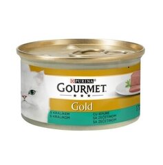 Gourmet Gold pasteet veise-, küüliku-, lamba- ja vasikalihaga, 24x85g цена и информация | Кошачьи консервы | kaup24.ee