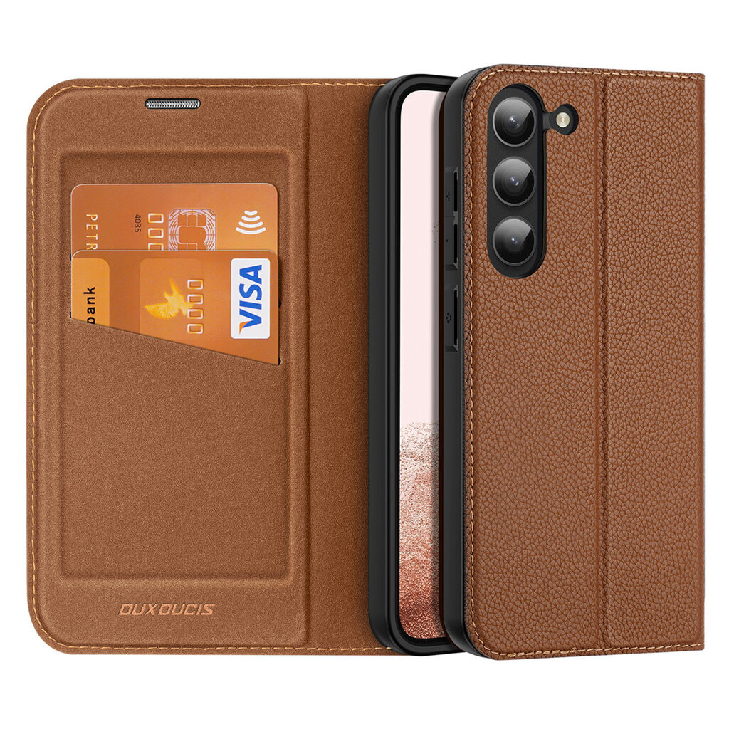 Dux Ducis Skin X2 Samsung Galaxy S23 brown hind ja info | Telefoni kaaned, ümbrised | kaup24.ee