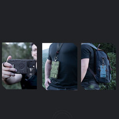 Nillkin CamShield Armor Pro Magnetic Case iPhone 14 Pro Magnetic MagSafe Dark Green hind ja info | Telefoni kaaned, ümbrised | kaup24.ee