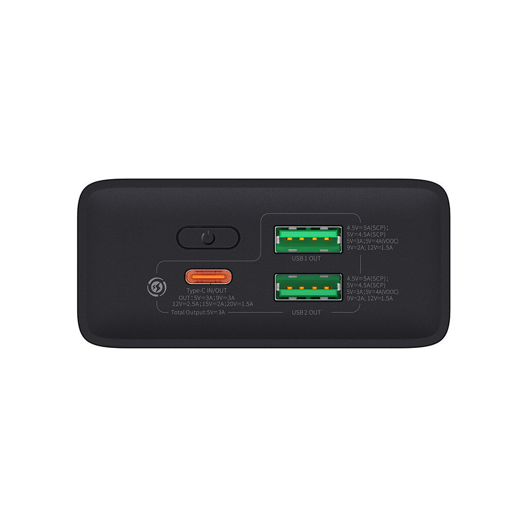 Baseus Adaman2 20000mAh USB-C/2x USB 30W hind ja info | Akupangad | kaup24.ee