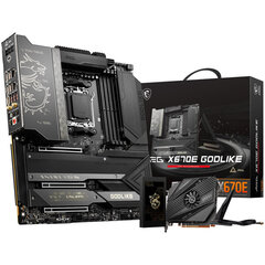 MSI MEG X670E GODLIKE, E-ATX, AM5, DDR5, WiFi hind ja info | Emaplaadid | kaup24.ee