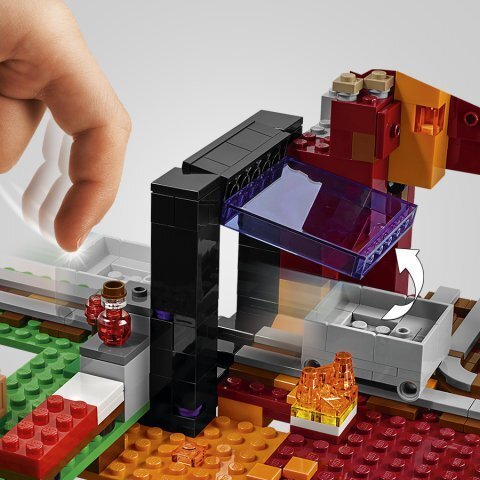 21143 LEGO® Minecraft Hollandi portaal цена и информация | Klotsid ja konstruktorid | kaup24.ee