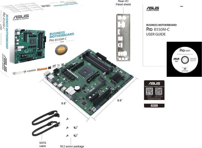 Asus Pro B550M-C/CSM, Micro ATX, AM4, DDR4 (90MB15Q0-M0EAYC) цена и информация | Emaplaadid | kaup24.ee