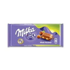 Šokolaad Milka Whole Hazelnut, 100g hind ja info | Maiustused | kaup24.ee