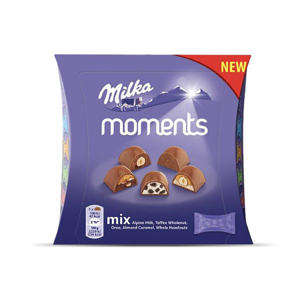 Kommikarp Milka Moments Mix, 97g hind ja info | Maiustused | kaup24.ee