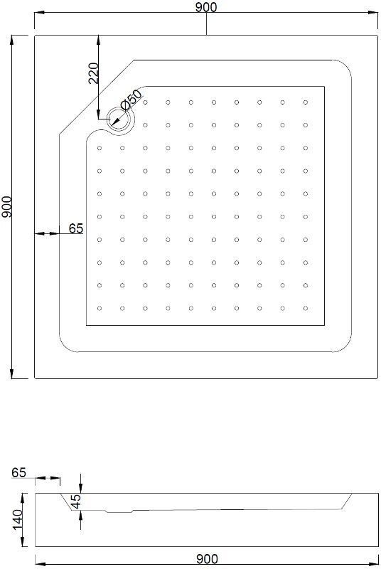 Dušikabiin Mexen Rio koos aluse ja sifooniga, 70x70, 80x80,90x90cm, kuldne/matt цена и информация | Dušikabiinid | kaup24.ee