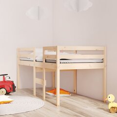 vidaXL kõrge voodi, 80x200 cm, männipuit hind ja info | Voodid | kaup24.ee