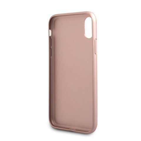 Mobiiltelefoni tagus Guess Iridescent, sobib iPhone X telefonile, roosa/kuldne hind ja info | Telefoni kaaned, ümbrised | kaup24.ee