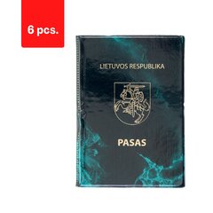 Вкладыш для паспорта 130 х 185 мм, в упаковке 6 штук разных цветов цена и информация | Канцелярские товары | kaup24.ee