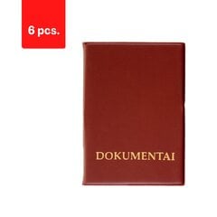 Vahetükk juhi dokumentide jaoks, 90 x 130 mm, pakis 6 erinevat värvi. цена и информация | Канцелярские товары | kaup24.ee