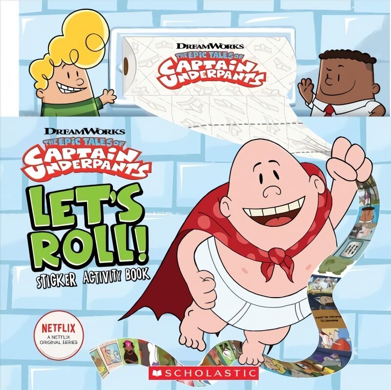 Veereme! Kleebiste tegevusraamat (Captain Underpants TV) цена и информация | Väikelaste raamatud | kaup24.ee