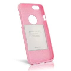 Mercury Soft feeling Super Thin TPU Matte surface back cover case for Samsung J330F Galaxy J3 (2017) Pink цена и информация | Чехлы для телефонов | kaup24.ee