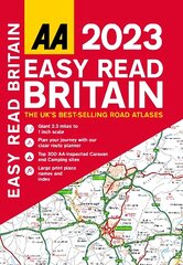 Easy Read Atlas Britain 2023 22nd New edition hind ja info | Reisiraamatud, reisijuhid | kaup24.ee