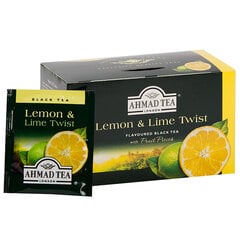 Черный чай Ahmad Alu с лимоном и лаймом цена и информация | Чай | kaup24.ee