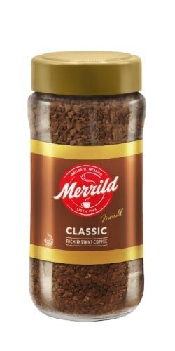 Lahustuv kohv Merrild classic granuleeritud, 200 g hind ja info | Kohv, kakao | kaup24.ee