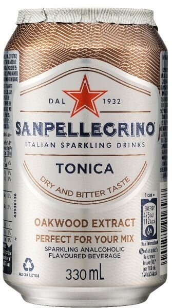 Värskendav gaseeritud jook San Pellegrino Tonic Oakwood, 0,33 l цена и информация | Karastusjoogid | kaup24.ee