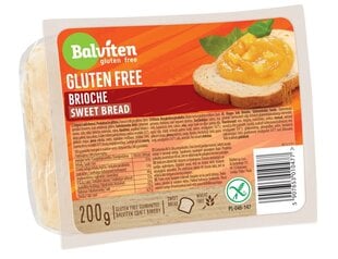 Сладкий хлеб Brioche Balviten без глютена, 200 г цена и информация | Закуски, чипсы | kaup24.ee