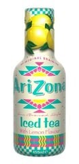 Külm teejook Arizona sidrunimaitseline, 450ml hind ja info | Karastusjoogid | kaup24.ee