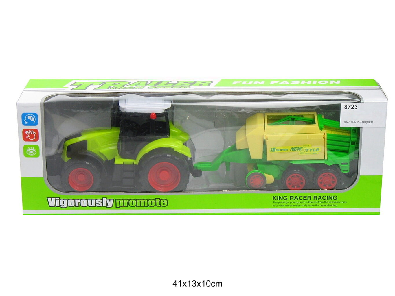 Mänguasi traktor (8723) 2497 цена и информация | Poiste mänguasjad | kaup24.ee