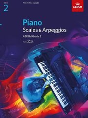 Piano Scales & Arpeggios, ABRSM Grade 2: from 2021 цена и информация | Книги об искусстве | kaup24.ee