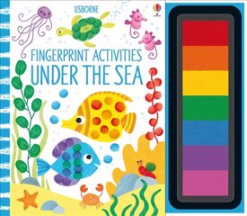 Fingerprint Activities Under the Sea hind ja info | Väikelaste raamatud | kaup24.ee